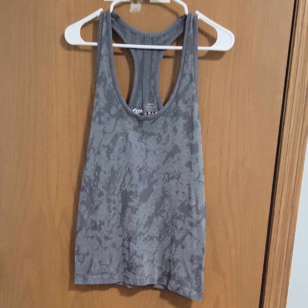 ZYIA Charcoal Patterned Tank Top